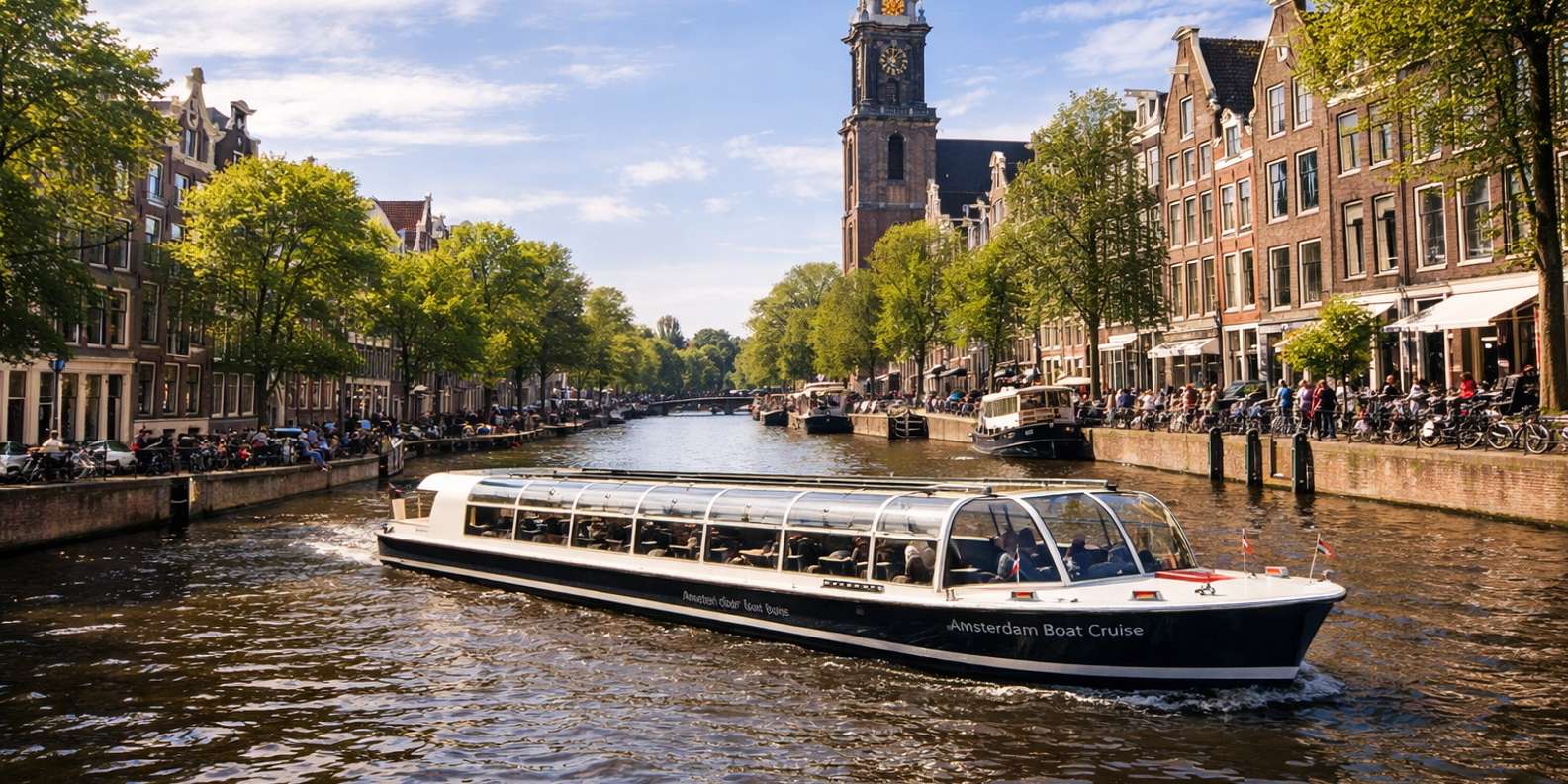 Amsterdam: 75-Minute Luxury Canal Cruise with Local Skipper