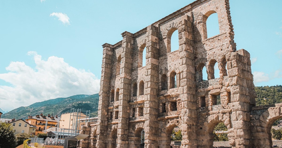 Aosta SelfGuided Audio Tour discovering Roman Heritage GetYourGuide