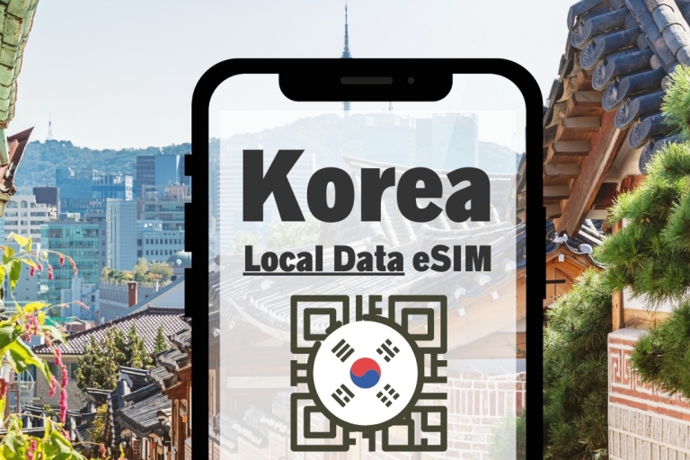 Korea eSIM with KT 4G LTE Unlimited Data 7-day Plan