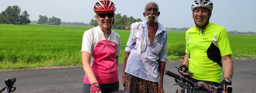 Circuit cycliste des plages et des villages de l'arrière-pays du Kerala (Alleppey)