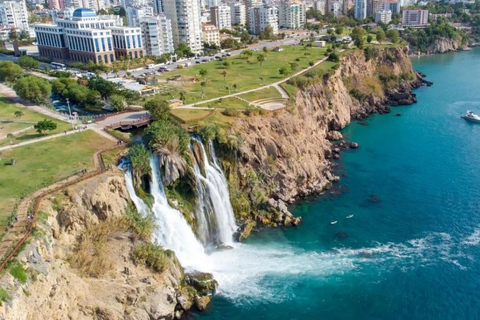 Antalya: Old City Tour w/Boat Trip, Cable Car & Waterfalls City Tour with Lunch and Düden Waterfall
