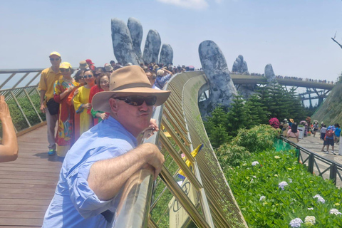 Da nang/Hoi an To Golden Bridge and Marble mountain Private Tour With Out Lunch