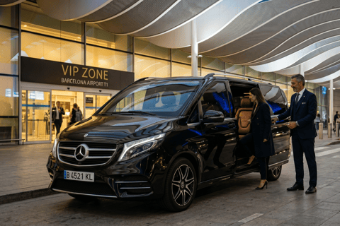 Barcelona: BCN Airport Private Transfer to/from City Center Departure: Hotel in Barcelona city center to BCN Airport