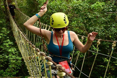 Cancun: Offroad-linbana - broar - FlygCancun: Off-Road Zip Line-Bridges