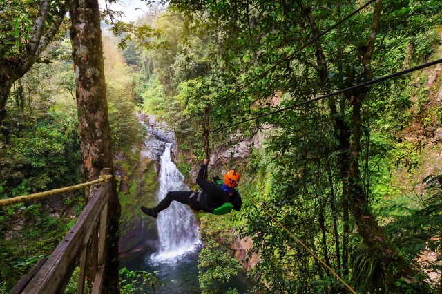 Visit Juan Curi Waterfall and Adventure Park Day Tour in Barichara