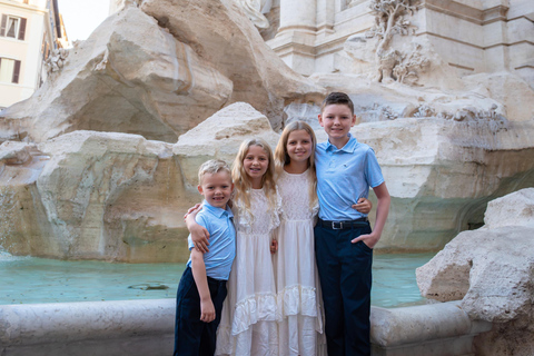 Rome: Private Editorial Shoot at Trevi Fountain or Colosseum Early Morning Trevi Fountain: 30-Minute Private Shoot