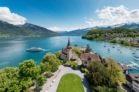 Excursion privée d&#039;une journée : De Lucerne à Interlaken et les lacs de Thoune et de Brienz