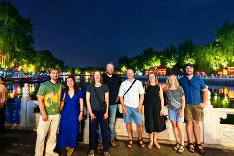 Beijing: Hutong Night Walking Tour with Optional Food