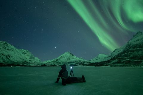 Tromsø: spedizione per piccoli gruppi dell'aurora boreale, 4x4, escursionismo