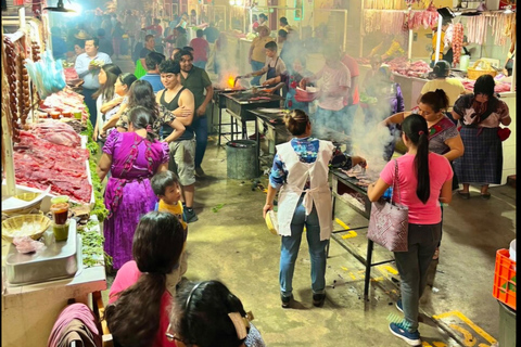 Breakfast in Tlacolula; Ancestral and industrial mezcal distillery