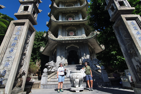 Montagnes de marbre et temple de Linh Ung (visite privée)