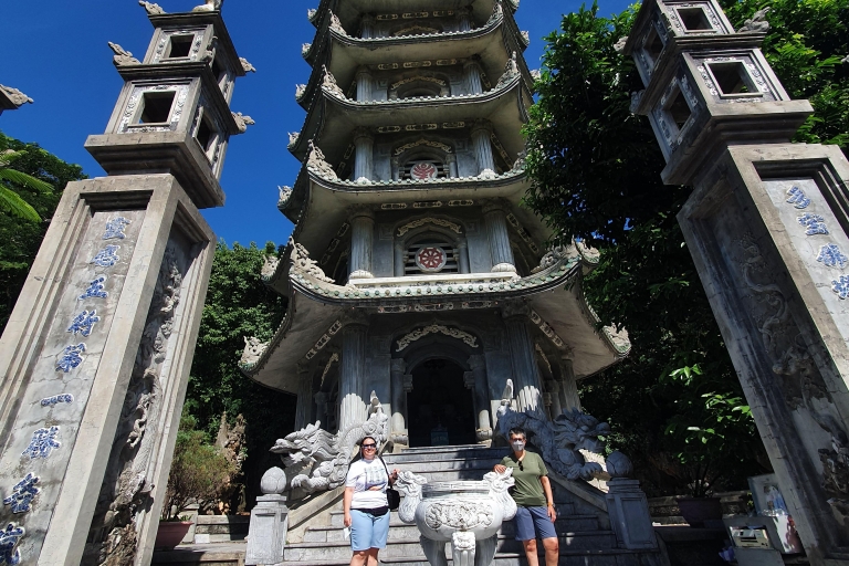 Montagnes de marbre et temple de Linh Ung (visite privée)