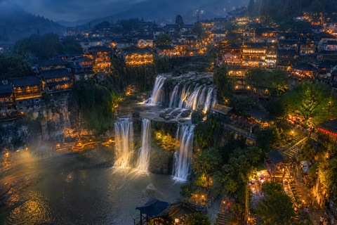 Furong Ancient Town: Tickets & Private Transfer Options 3 Days Entry Ticket & Cultural Show
