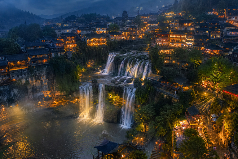 Furong Ancient Town: Tickets & Private Transfer Options 3 Days Entry Ticket & Cultural Show