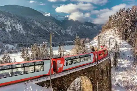 Från Basel: Glacier Express-tåg och privat tur i Luzern