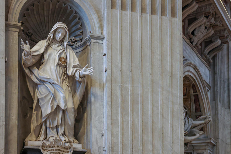 Rome: St. Peter’s Basilica & Underground Tombs Tour Group Tour in French