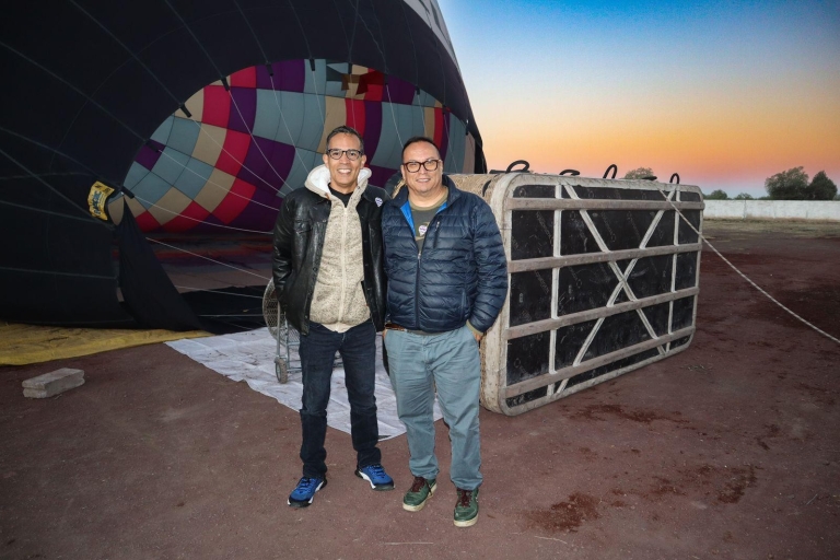 Teotihuacan: Ballonvaart met ontbijt in een natuurlijke grotBallonvaart zonder ontbijt en vervoer