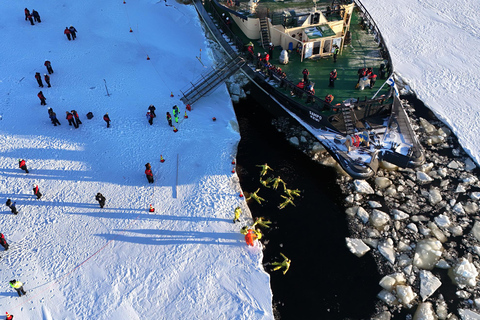 From Rovaniemi: Icebreaker Sampo Cruise and Ice Floating Morning Cruise at 9:00 AM with pickup from Rovaniemi