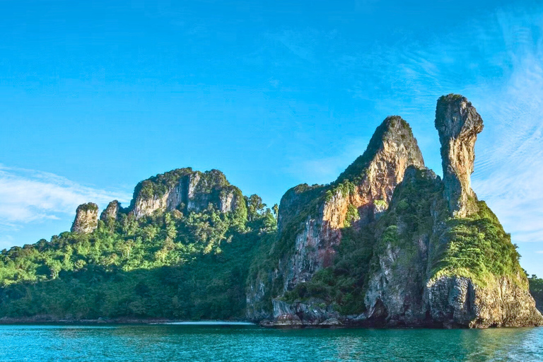 Krabi: 7 Islands Sunset Hopping Cruise with BBQ & Plankton Private Longtail Boat Tour