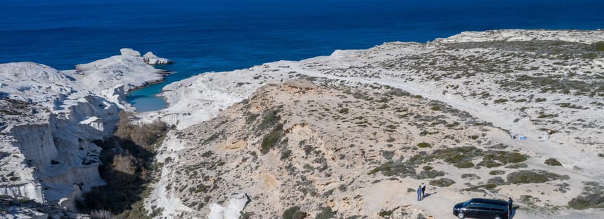 Milos : visite des temps forts avec produits locaux à acheter