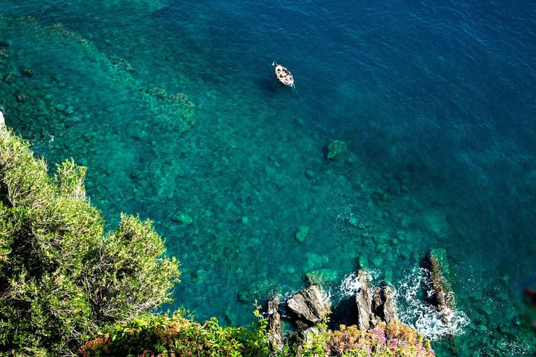 Cinque Terre: Hybrid Boat Tour with Swimming Stop