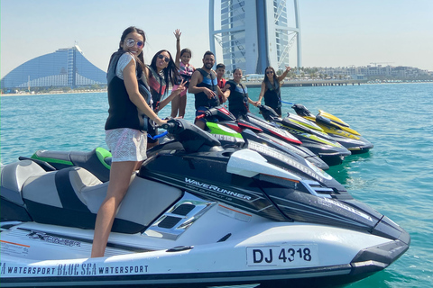 Dubai: 30-Min Jet Ski or Jet Car Tour w/ Burj Al Arab Views60-Minute Jet Ski Adventure in Dubai