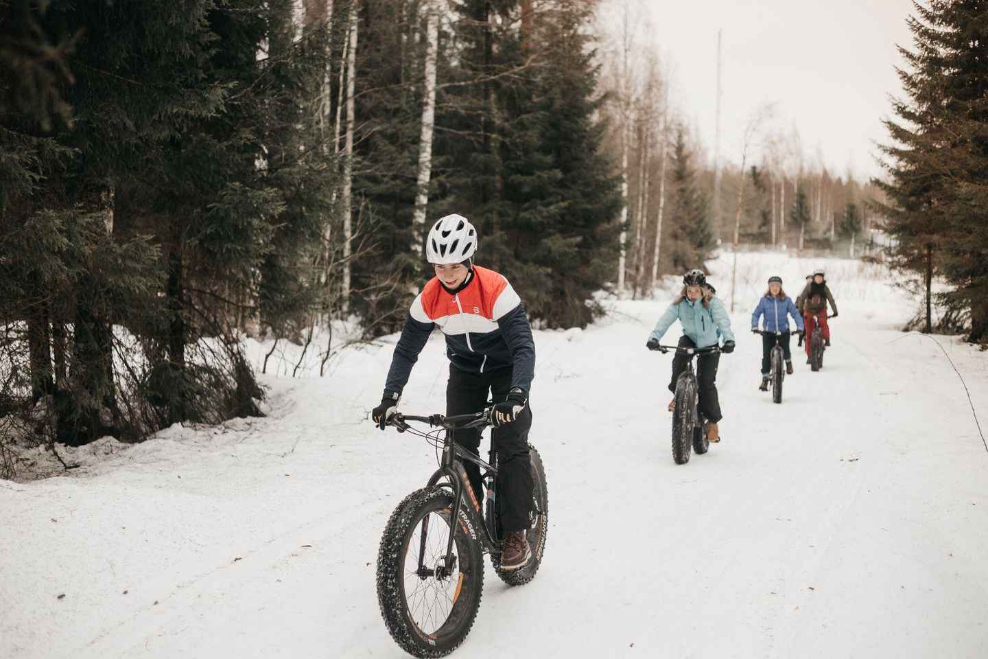 Jyvaskyla: Fatbiking Tour in a Finnish Wintry Forest