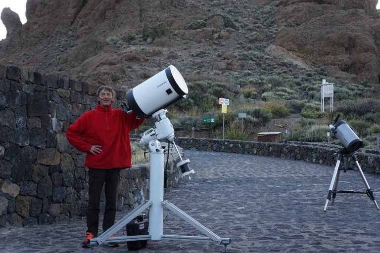 Wandel onder de sterren en kijk naar de hemel met astronoom op de Teide