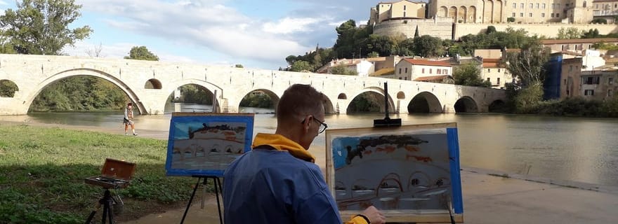 Sud de la France : cours de peinture « Souvenirs » avec un artiste local
