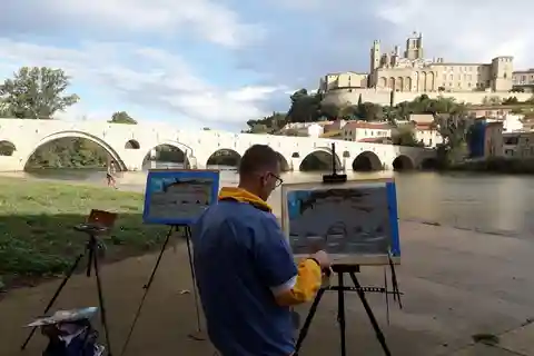 South of France: Painting Memories Class with a Local Artist
