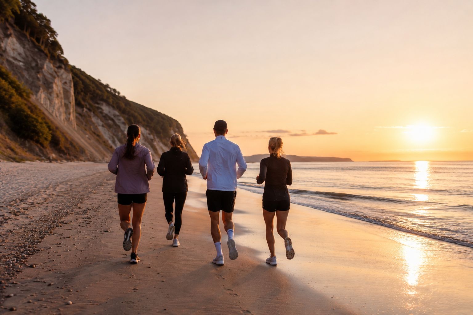Usedom Steilküsten-Sunrise-Run mit Strandfrühstück