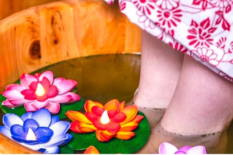 Osaka: Cerimonia del tè e pediluvio