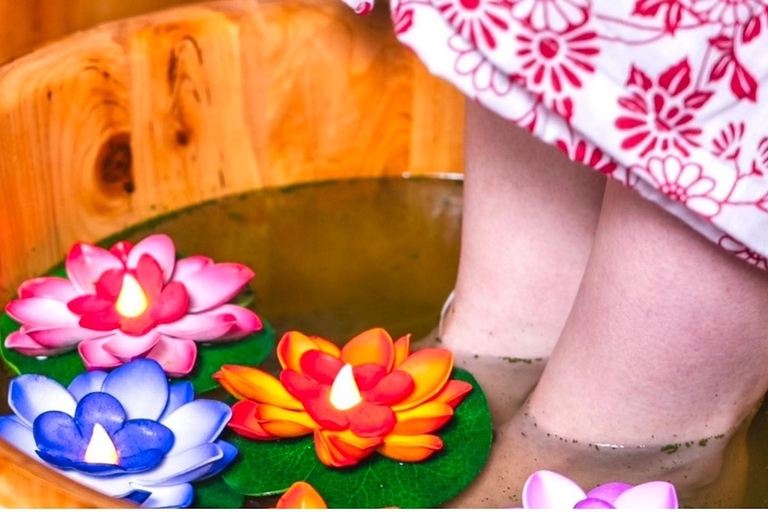 Osaka: Cerimonia del tè e pediluvio