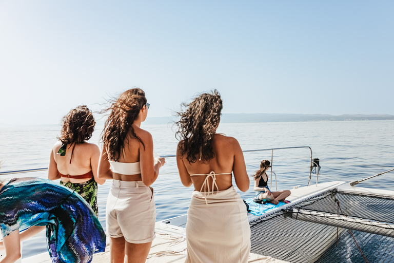 Split: hele dag per catamaran naar Hvar en Pakleni-eilanden