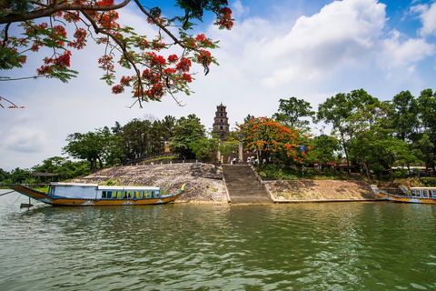 Hue Dragon Boat Tour: Perfume River, Royal Tombs, Pagoda