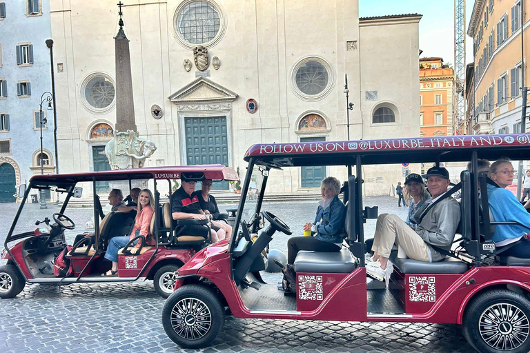 Excursion en voiturette de golf : Les points forts de RomeCircuit avec lieu de rendez-vous