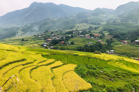 De Hanói: Aventura Premium de 2 dias em Sapa com a DCAR LimousineHotel ou bungalow de 4 estrelas