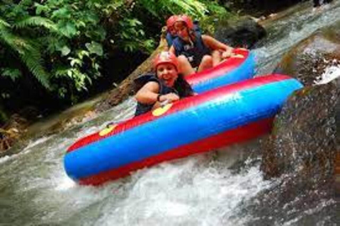 Ubud: Przygoda w jaskini rzecznej z lunchemTubing &amp; ATV Tour z transferem