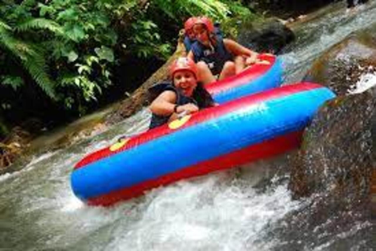 Ubud: Przygoda w jaskini rzecznej z lunchemTubing &amp; ATV Tour z transferem