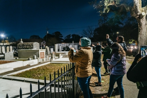 New Orleans: 2 uur durende spookbegraafplaats en stadstour 's nachts