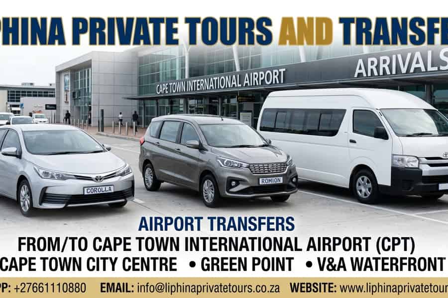 Kapstadt: Privater Flughafentransfer vom oder zum Flughafen (CPT). Foto: GetYourGuide Kapstadt: Privater Flughafentransfer vom oder zum Flughafen (CPT). Foto: GetYourGuide