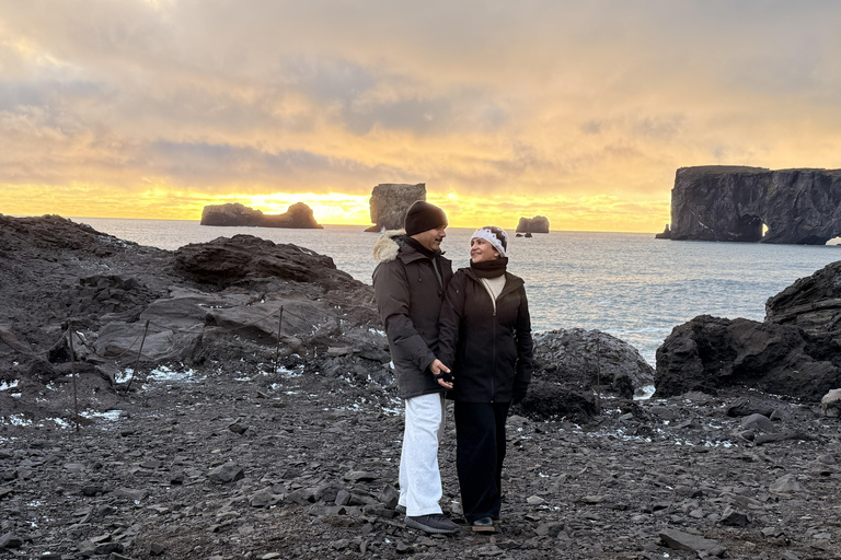 South Coast Private tour with Black Pizza & Glacier Hike
