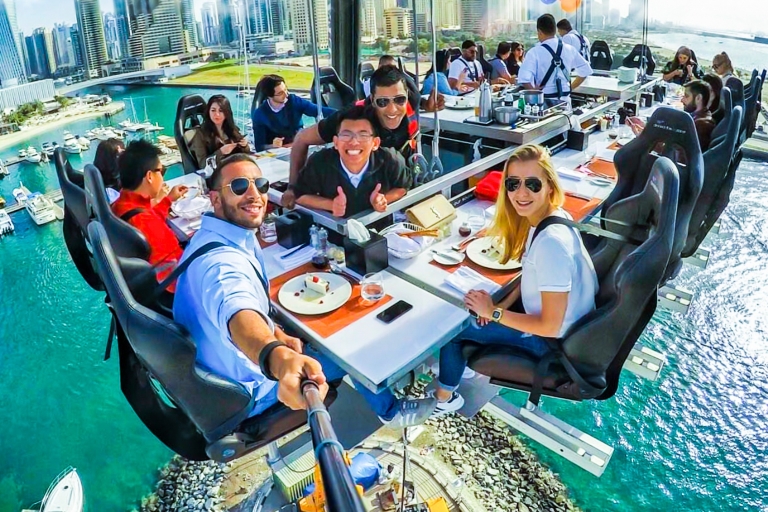 Dubaï : expérience de dîner aérienPlat principal : bar