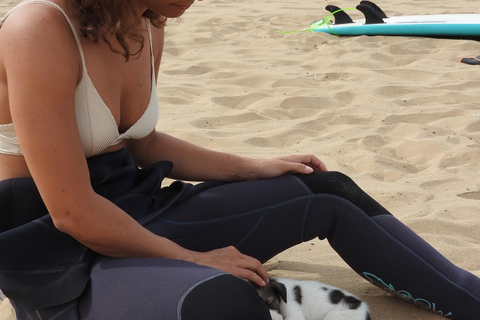 Agadir: Lección de surf en la playa de Taghazout con almuerzo y traslado