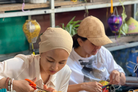 Hoi An: Basket Boat, Lantern Making Class & Hoai River Ride
