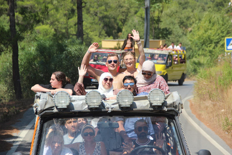 Alanya: Excursión 2 en 1 a la Cueva Dim, el Río Dim y Safari en Jeep