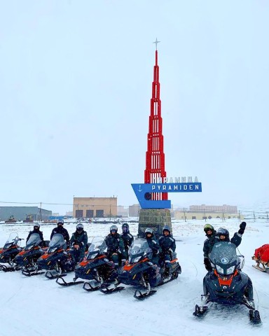 Visit Snowmobile Transfer to Pyramiden with a Guide in Svalbard