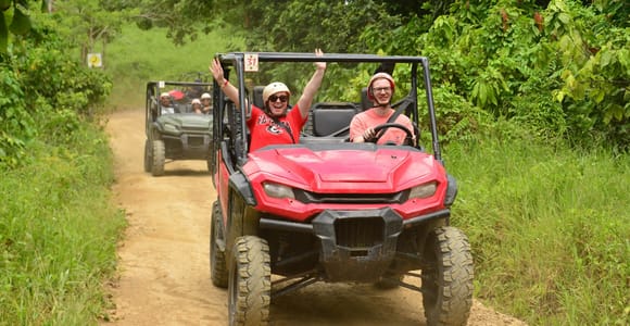 Punta Cana: Jungle Buggy, Zipline, and River Swim Tour