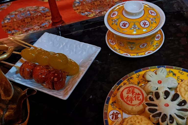 Beijing Teahouse: Live Show with Traditional Arts & Tea 3th-5th Row Seat ( including tea & 3 classic Chinese snacks)