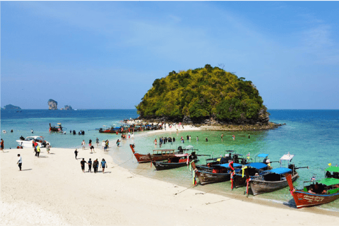 Krabi: Phi Phi i 4 wyspy ze snorkelingiem łodzią motorową